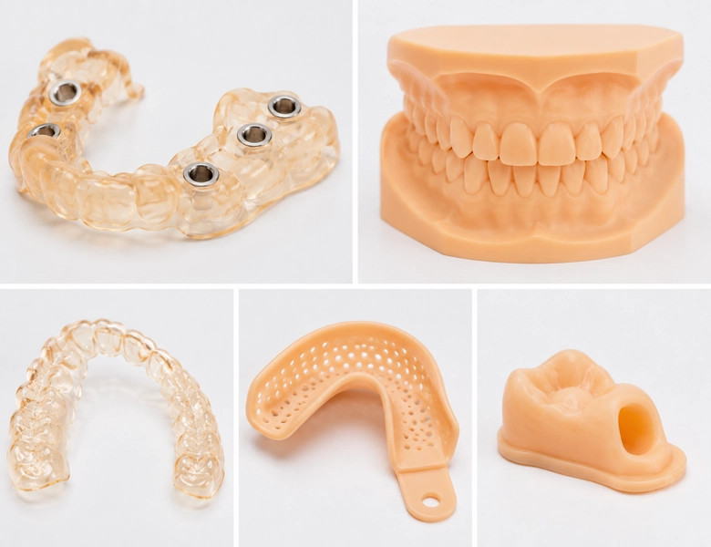 Dental aligner models and custom impression trays fabricated using SLA 3D printing for orthodontic applications