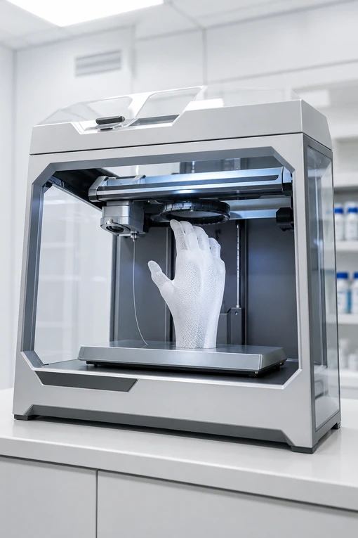 3D printed medical components developed in India representing the country's growing MedTech manufacturing capability