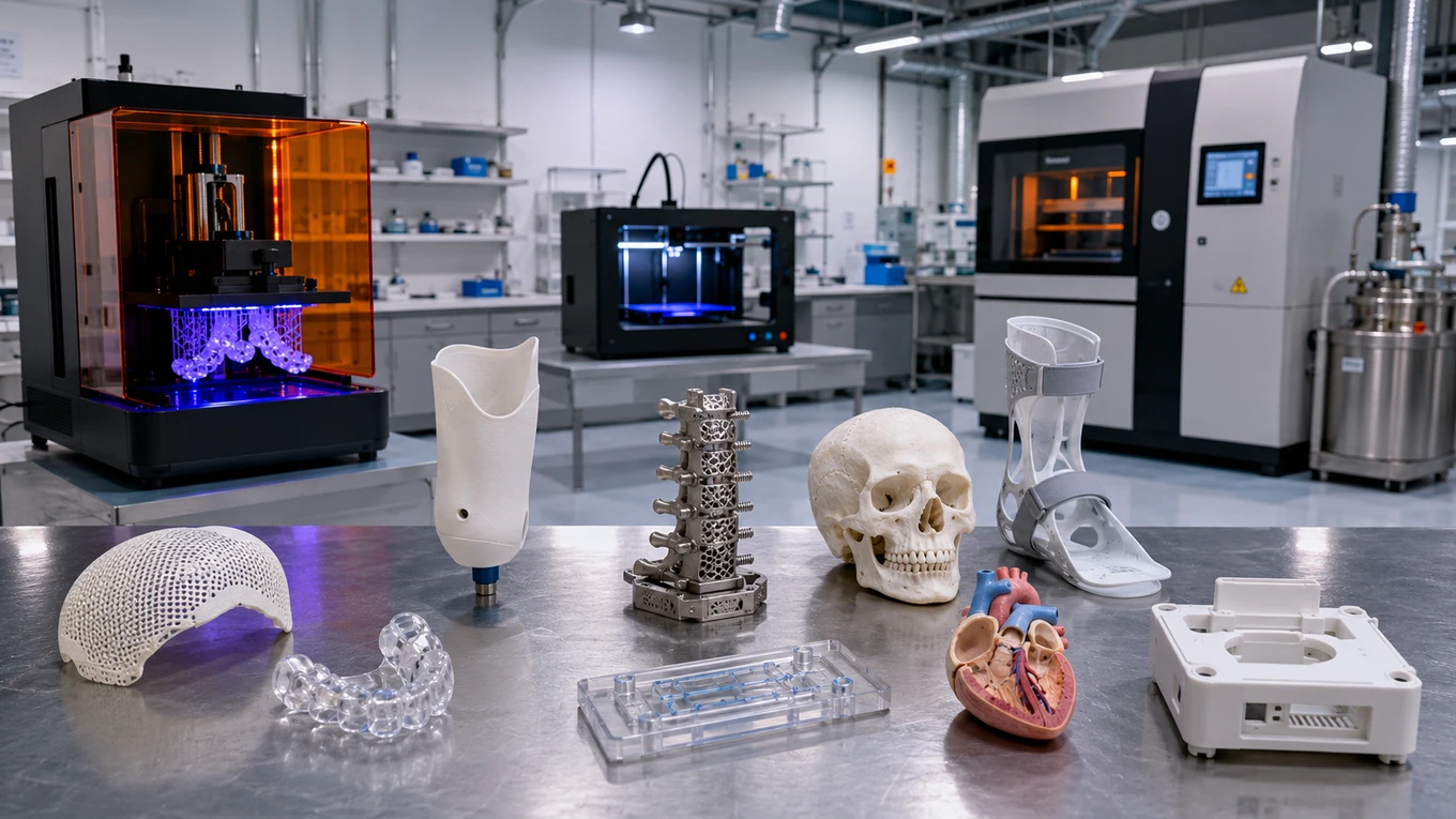 Detailed 3D printed replica of human anatomy produced for individualized healthcare device development