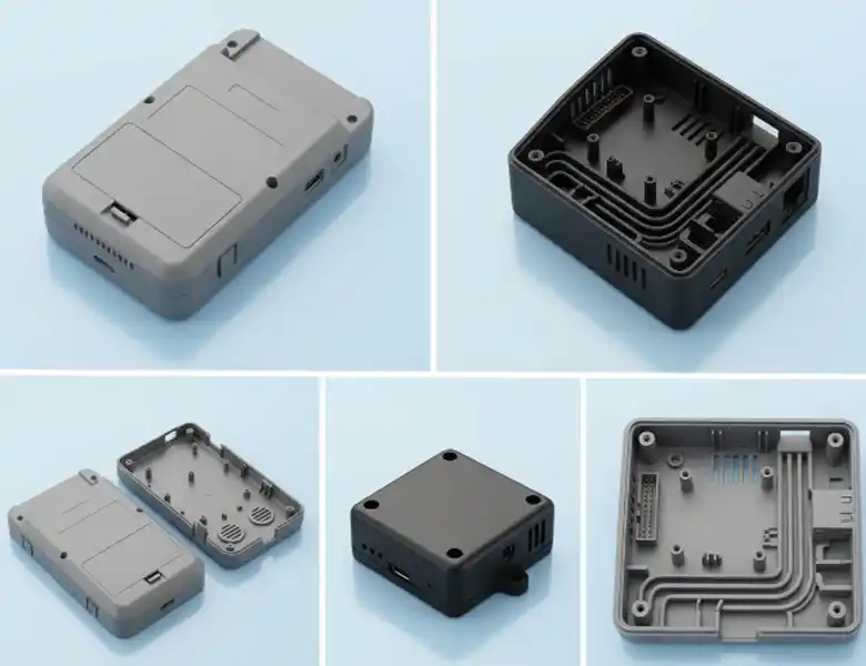 Multi part snap fit enclosure for electronic enclosure design and prototyping in Bangalore, India
