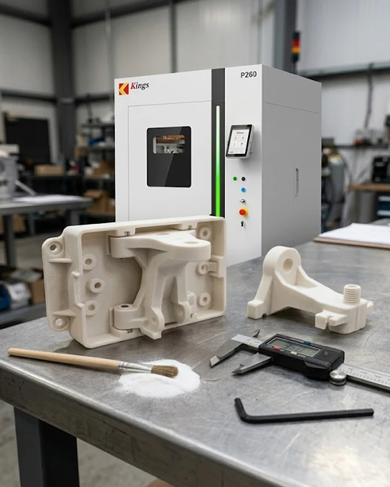 Durable SLS nylon 3D printed functional prototype enclosure components for engineering testing