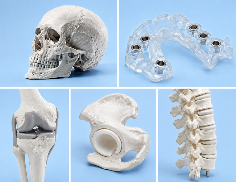 3D printed surgical planning model derived from patient CT scan data used for pre-operative case preparation