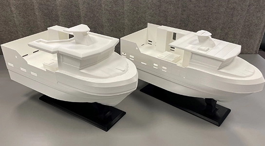SLA 3D printing and vacuum casting in Kochi shipbuilding for testing components and prototypes