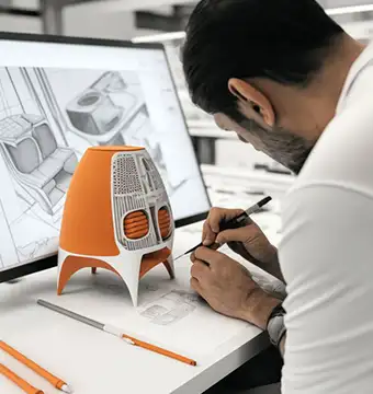 Product design and development in Coimbatore offering 3D design and prototype support for faster testing