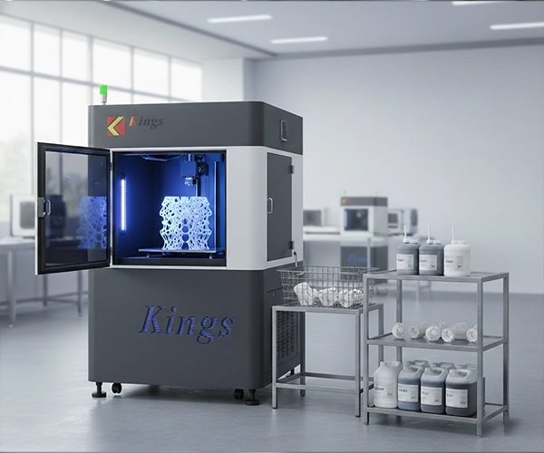 Detailed view explaining operating costs, resin usage, and maintenance expenses of industrial SLA printers